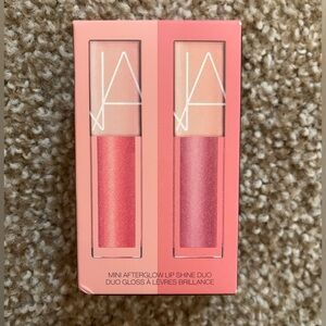 NARS Mini Afterglow Lip Shine Duo & Liquid Eyeliner Set